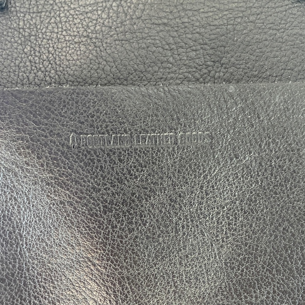 Portland Leather Black tote bag - Picture 3 of 10